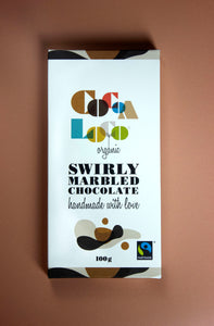 Cocoa Loco - Marbled Chocolate Bar 100g